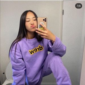 Drew House Lavender Crewneck (Size M)